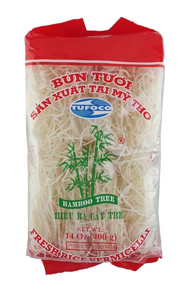 Rice Vermicelli (red) 400g Bamboo Tree