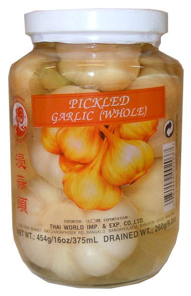 Pickled Garlic (whole) 454g Cock