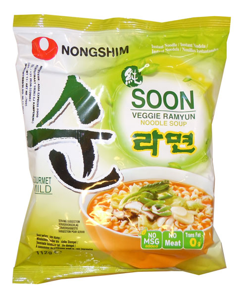 Soon Veggie Noodles 112g Nongshim