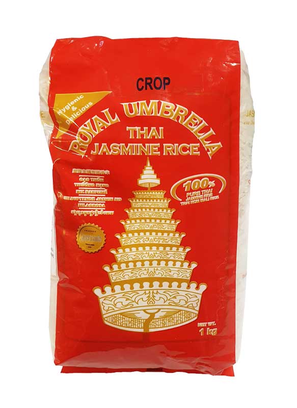 Jasminris Thai Hom Mali 1kg Royal Umbrella
