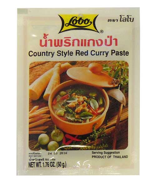 Country Style Red Curry Paste 50g Lobo