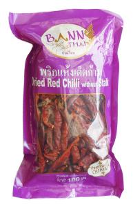 Dried Chili Whole 100g Bannthai