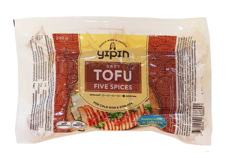 Tofu Five Spices 200 g Yipin