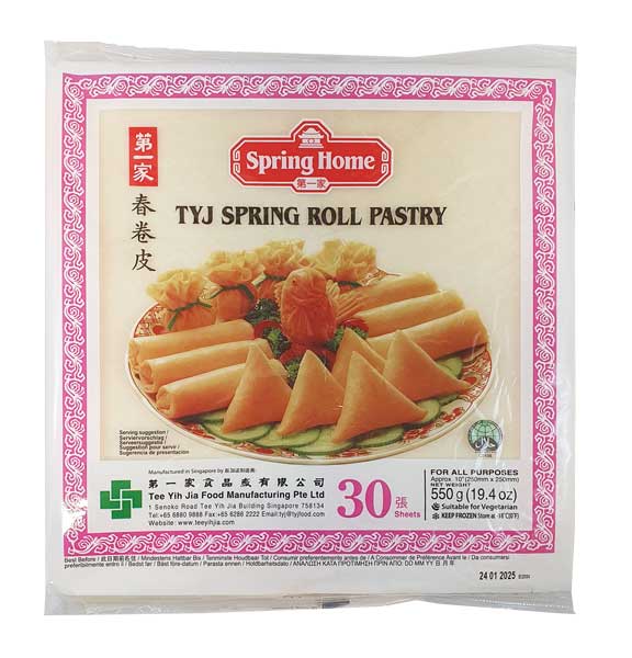 Spring Roll Pastry 190x190mm 50 sheet 550g