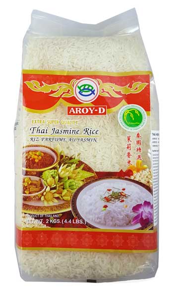 Jasmine Rice (Thai Hom Mali) 2 kg Aroy-D