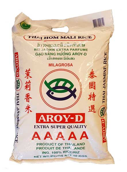 Jasmine Rice (Thai Hom Mali) 10 kg Aroy-D