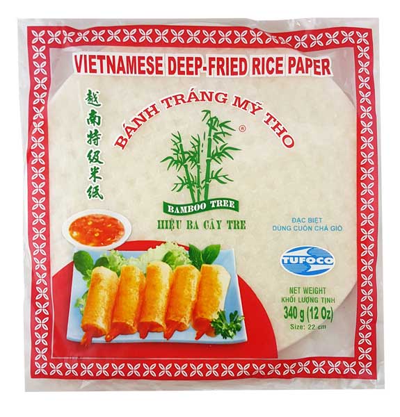 Rice Paper 22cm 340g Bamboo Tree (Deep-fry)