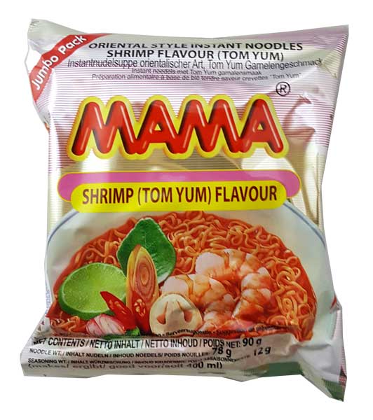 Mama Shrimp Tom Yum 90g (stor)
