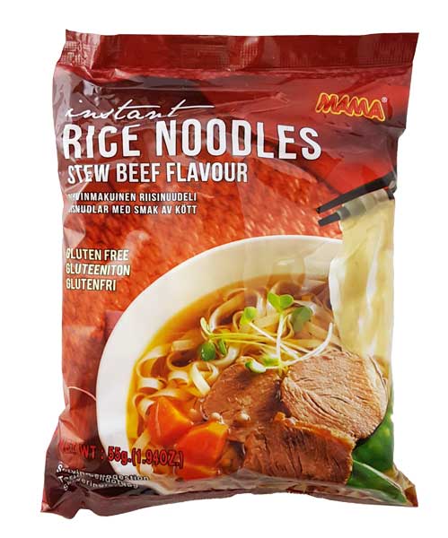 Mama Rice Rol Mama Rice Noodles Stew Beef 55g