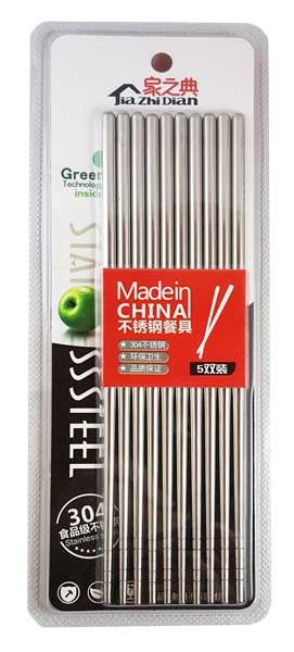 Chopsticks Stainless Steel 5 par