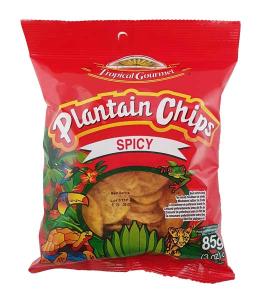 Banana Chips Spicy 85g Tropic Gourmet