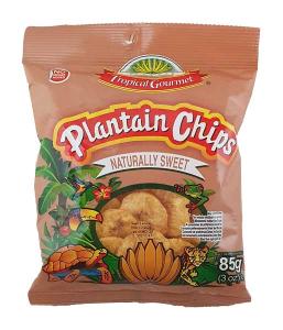Banana Chips Naturally Sweet 85g Tropic Gourmet