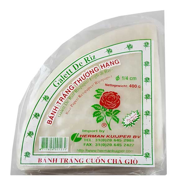 Rice Paper Triangle 400g Rose Brand