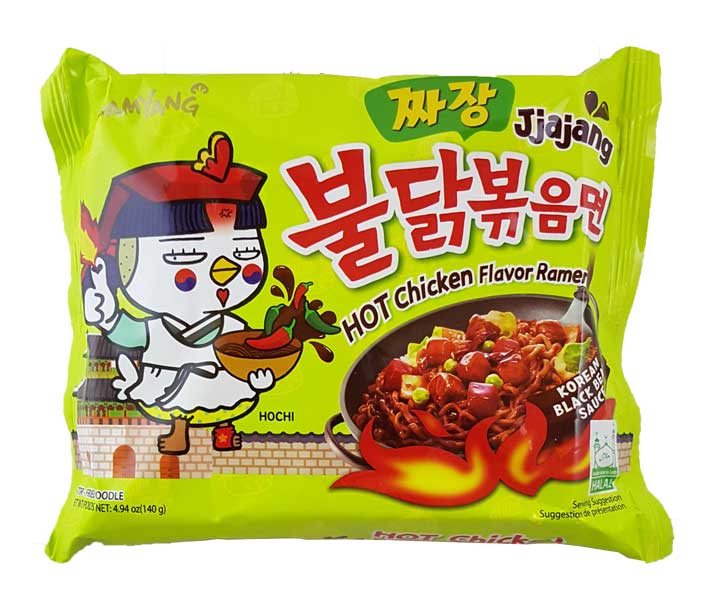 Hot Chicken Ramen Jjajang 5-pack Samyang
