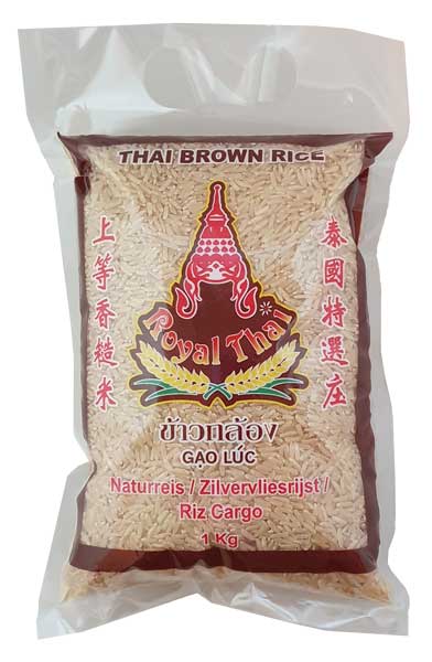 Brown Jasmine Rice 1kg Royal Thai