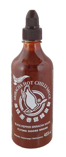 Sriracha Chili Black Pepper Sauce 455ml Flying Goose
