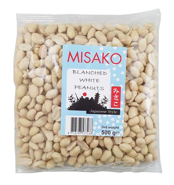 Blanched White Peanut 500 g Misako