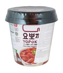 Cup Rice Cake Halal Spicy 140g Yopokki