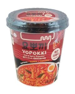 Cup Rice Cake & Ramen Hot & Spicy 145g Yopokki