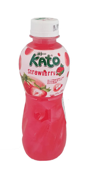 Strawberry Drink w Coco Jelly 320 ml Kato (inkl pant)