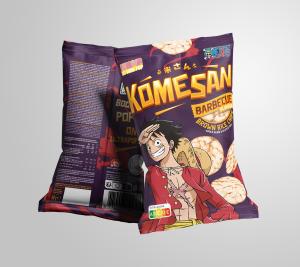Komesan Rice Chips BBQ OP Luffy 60g Ultrapop