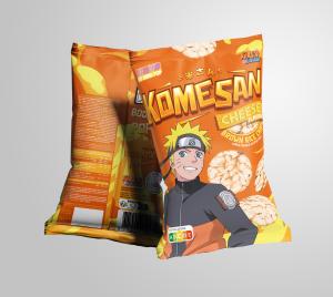 Komesan Rice Chips Cheese NRTO Naruto 60g Ultrapop