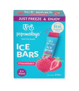 Ice Bar Strawberry 270ml Popsmalaya