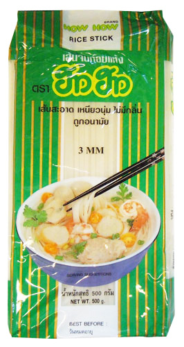 Rice stick 3 mm 500 g How How