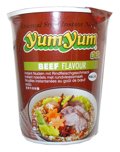 Yum Yum CUP Beef Noodles