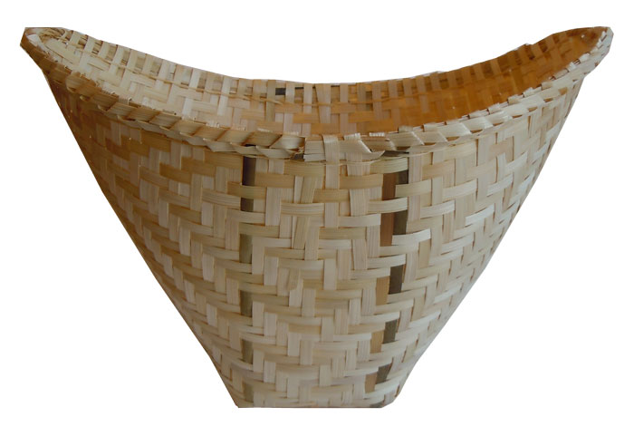 Bamboo Basket "Hatt" 22cm
