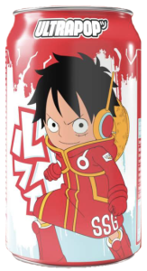 Soda Lemon Strawberry OP Luffy 33 cl Ultrapop