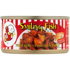 Fried Baby Clams w/Chili 70g Smiling Fish