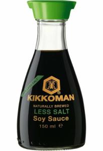 Kikkoman Soy Sauce Less Salt 150 ml