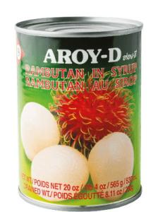 Rambutan in Syrup 565 g Aroy