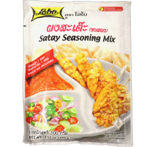 Satay Sauce & Seasoning Mix 100g Lobo