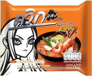 Wai Wai orange Tom Yum Shrimp Noodles