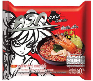 Wai Wai röd Tom Yum Mun Goong Noodles