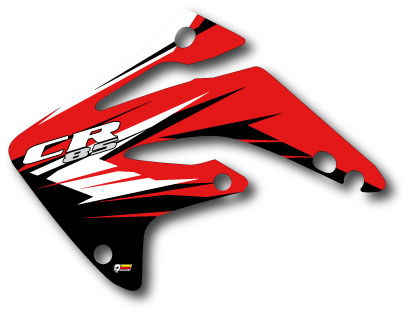 Rad cover decal for CR 85 2003-2008