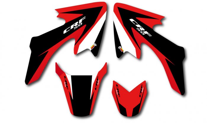 Trimkit CRF 50 2004-2008 Red