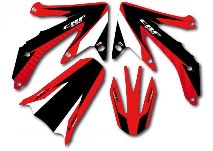 Trimkit CRF 450 2008 Red