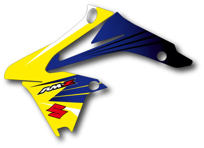 Rad cover decal for RMZ 450 2008-2010