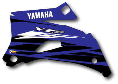 Rad cover decal for YZF 250-450 2008-2009