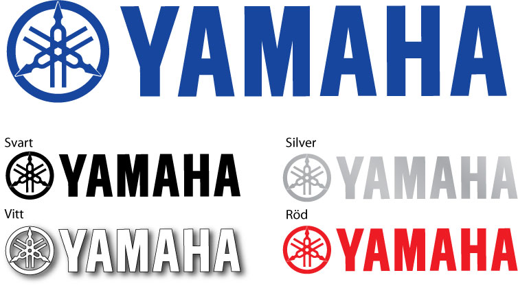 Utskuren text Yamaha