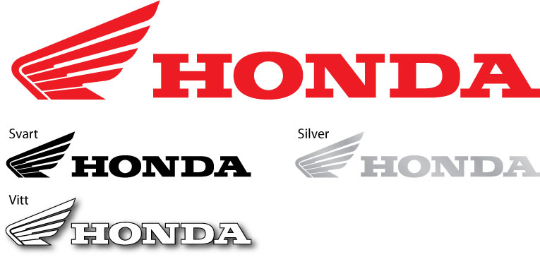 Utskuren text Honda