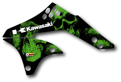 Rad cover decal for KXF 450 2006-2008