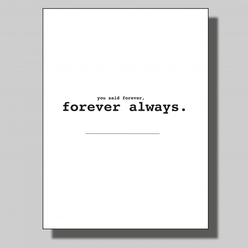 Forever always... Poster