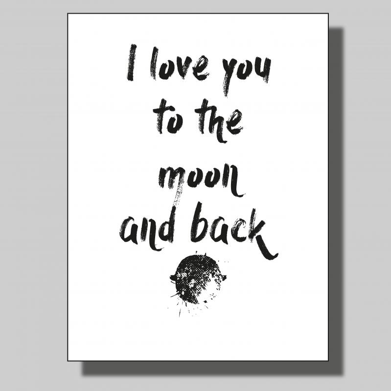 I love you to the moon-2... Poster