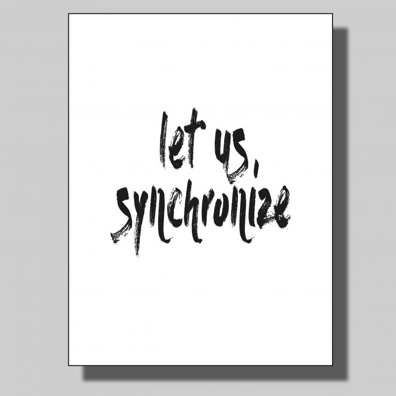 Let us synchronize... Poster