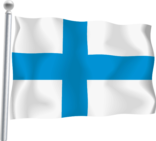 Nationsflagga-Finland