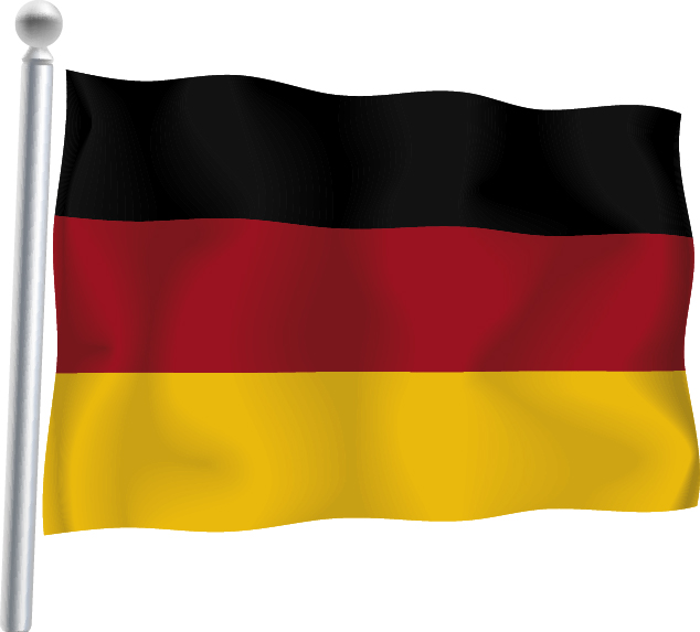Nationsflagga-Germany